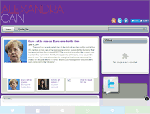 Tablet Screenshot of alexandracain.com